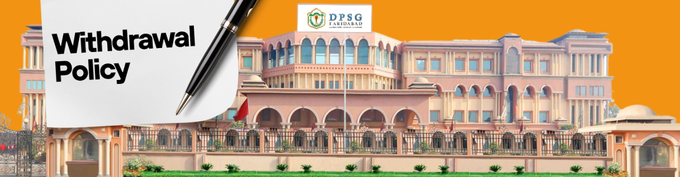 Withdrawal Policy at Best CBSE schools in Faridabad
