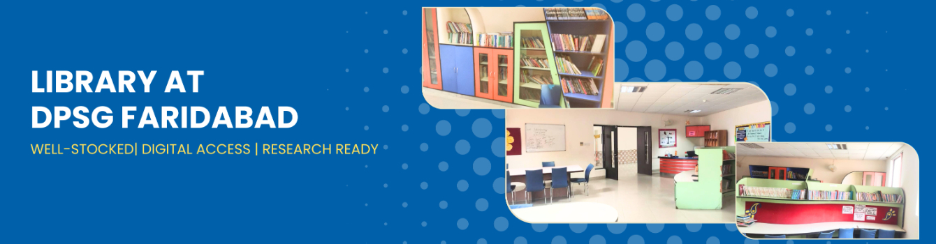Library at Top schools in Faridabad Near Sikri
