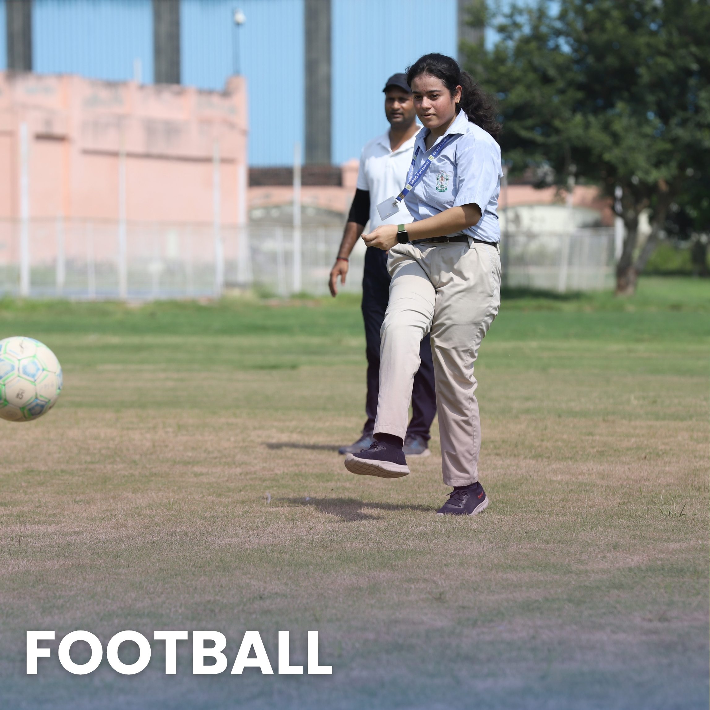 Students participating in outdoor sports activities at DPSG Faridabad