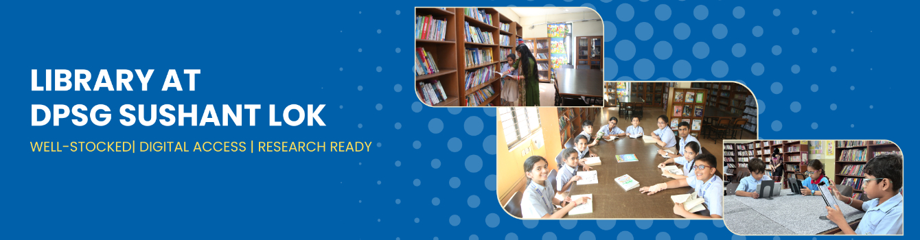 Library of Top schools in sushant lok
