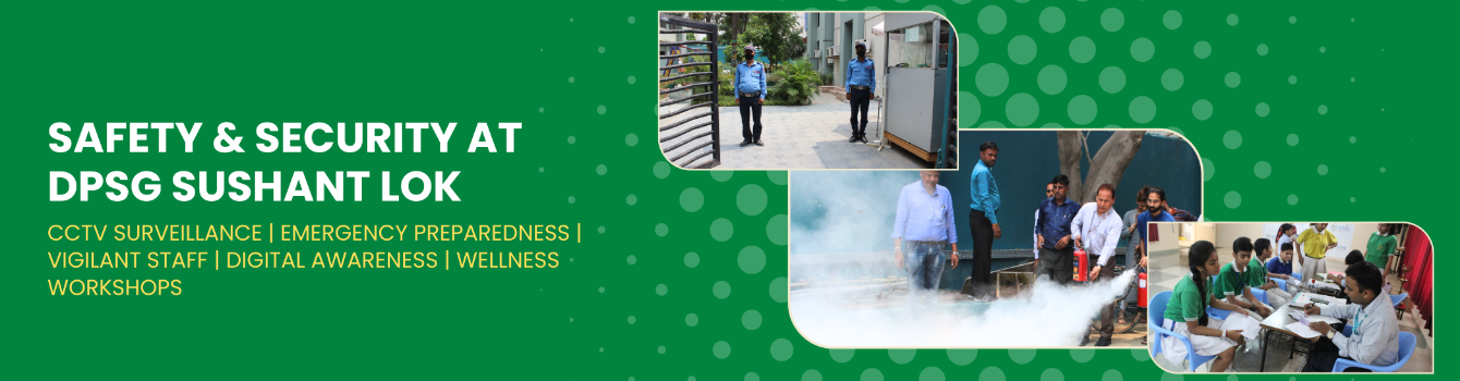 CCTV Enabled campus in Gurugram Schools